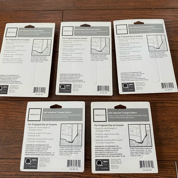 Protective Furniture Sliders. New in Package! - Picture 2 of 2